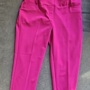 Soho Vibrant Pink Ankle Pants